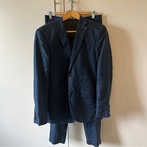 H&M men’s slim fit linen suit